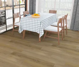 HORI Klick-Hartvinylboden Rigid SPC Eiche Martin Van Buren hellbraun Landhausdiele Holzstruktur 0