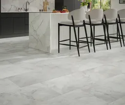 PARADOR Klick-Vinylboden SPC Trendtime 5 Marmor Abbey weiß Mineralstruktur Fliese 0