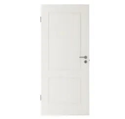 HORI Schallschutz Wohnungseingangstür Alicante 2 Weißlack RAL9010 Vollspan Eckkante 0