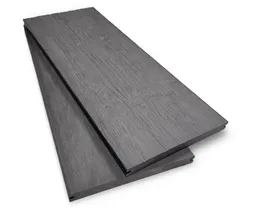 HORI Terrassendielen WPC Treibholz Massiv XXL grau tiefe Holzstruktur + geriffelt19x200mm 0