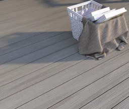 NewTechWood Terrassendielen WPC Hohlkammer Gigante Antique Holzstruktur gebürstet / glatt gebürstet 22.5 x 210 mm 0