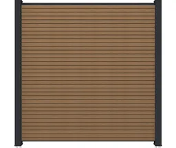 NewTechWood WPC Sichtschutzzaun Stecksystem Modena Rhombus 0
