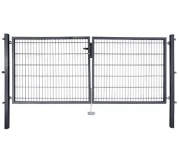 HORI Doppelflügeltor F für Doppelstabmattenzaun 0