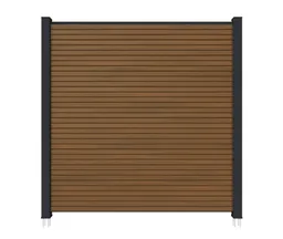 NewTechWood WPC Sichtschutzzaun Stecksystem Modena Rhombus 0