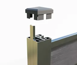 HORI Design WPC Sichtschutzzaun Stecksystem Nutleiste 0