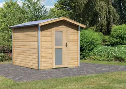 Karibu Sauna-Haus Bosse 1 mit Vorraum Türe Milchglas 38 mm 0