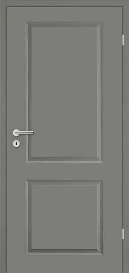 HORI Zimmertür Estella 2 Lavagrau RAL7037 lackiert Röhrenspan Designkante 0