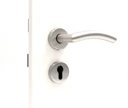 HORI Türgriff Edelstahl matt Rebon 0