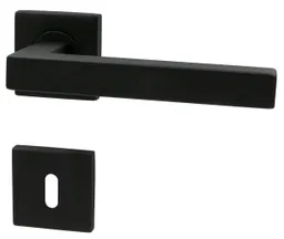 HORI Türgriff Quattro eckig Schwarz Sandoberfläche 0