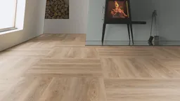 ter Hürne Klebevinylboden massiv Pro Bright Choice OF 2035 Eiche Malaga beigebraun Landhausdiele 0