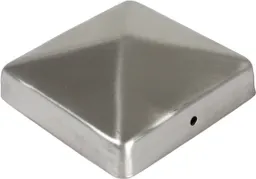 TETZNER & JENTZSCH Pyramide Pfostenabdeckung aus Metall 9 x 9 cm 0