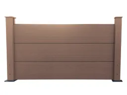 HORI WPC Sichtschutzzaun Stecksystem XXL Anbauset 0