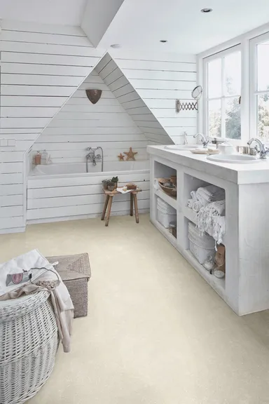 MEISTER Phthalate freier Designboden Edition RB 400 S Rigid White Stone 7440 Fliesen 1