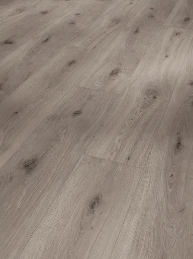 PARADOR Klick-Vinylboden SPC Trendtime 8 Eiche Imperial lichtgrau Authentische Struktur Landhausdiele 1