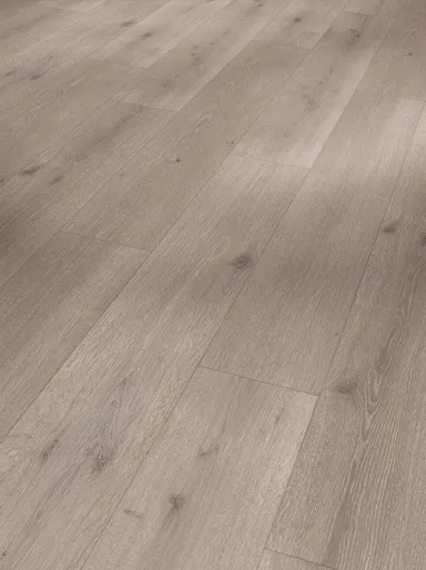PARADOR PVC freier Klick-Designboden Modular ONE Hydron Eiche Urban grau gekälkt Holzstruktur Landhausdiele 1