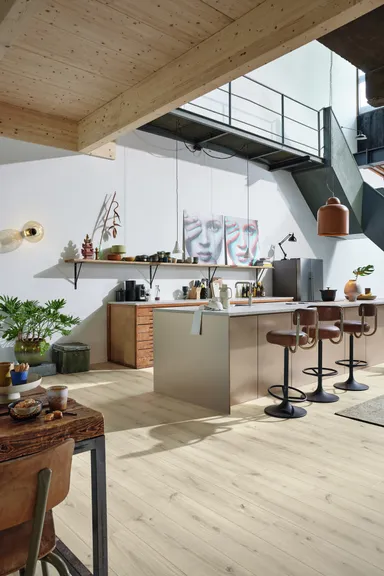 MEISTER PVC-freier Designboden MeisterDesign. flex DD 400 Turmeiche cremeweiß Landhausdiele 5