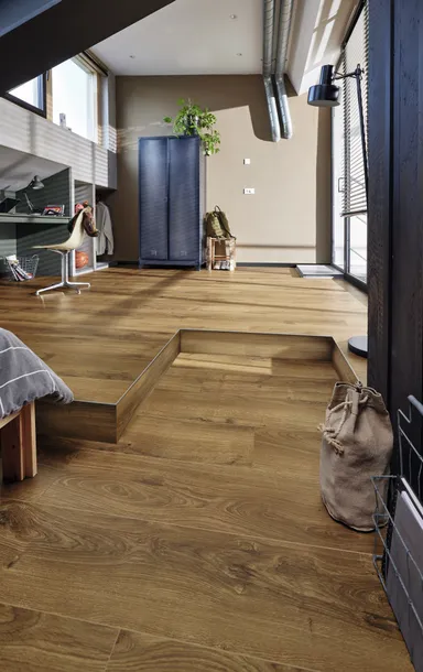 MEISTER PVC-freier Designboden MeisterDesign. flex DL 400 Schlosseiche muskat Landhausdiele 5