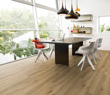 tilo Klick-Vinylboden NOVO Eiche Sand Holzoptik softsynchron Diele 4