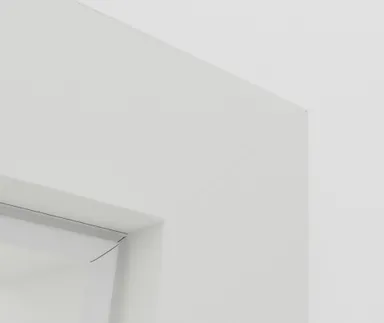 HORI Zarge CPL Weiß RAL9016 Designkante 1