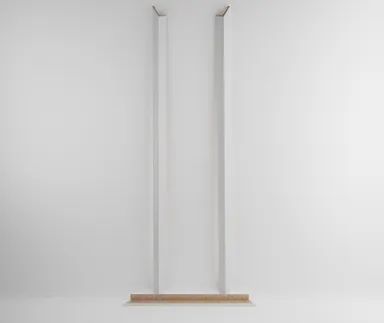 HORI Zierbekleidung Satz CPL Eiche weiß mit verlängerter Feder Designkante 2