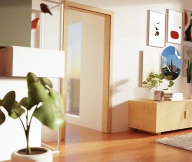 HORI Durchgangszarge CPL Eiche Modern Designkante 3