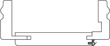 PRÜM Zarge Weißlack Profilkante 3