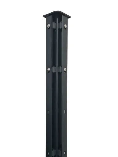 HORI Multi Eckpfosten für Doppelstabmattenzaun Höhe 143 cm 0