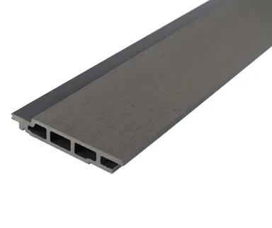 HORI WPC Fassade Hohlkammer grau glatt/gebürstet 129x20mm 0