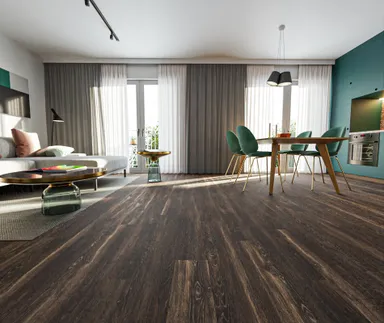 HORI Klick-Hartvinylboden Rigid SPC Eiche geräuchert gekälkt Cairns Landhausdiele Holzstruktur 7