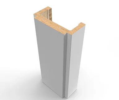 HORI Durchgangszarge Durchgangsfutter CPL Eiche weiß strukturiert Designkante 2