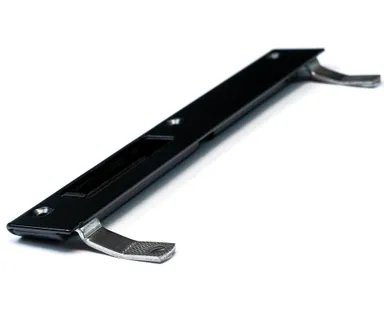 HORI Schließblech schwarz lang für Glastür 2