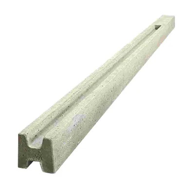 HORI Beton Sichtschutzzaun Natural Zwischenpfosten 130mm 0