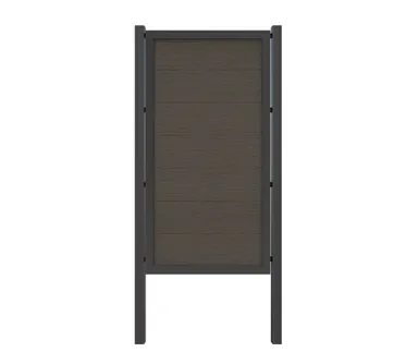 HORI WPC Sichtschutzzaun Rahmenzaun Bausatz 8