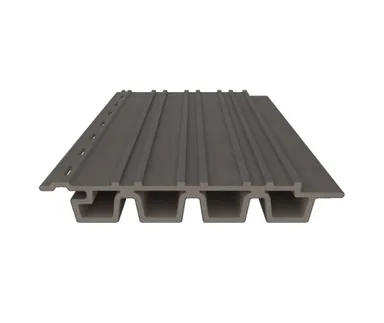 NewTechWood Fassadenprofil Castellatio Silver Grey 33 x 215 mm 0
