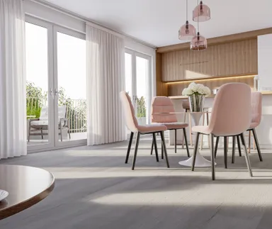 HORI Klick-Hartvinylboden Rigid SPC Eiche Marone Landhausdiele synchron Holzstruktur 8