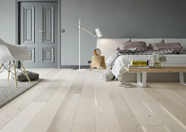HORI Parkett 300 Eiche Cottage Country cream Landhausdiele matt versiegelt gebürstet 3