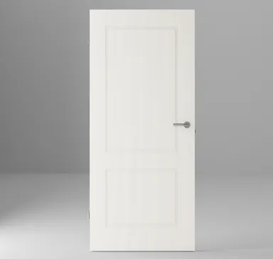 HORI Zimmertür Alicante 2 Weißlack RAL9010 Röhrenspan Eckkante ohne Schlüssellochbohrung 1