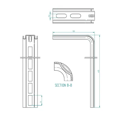 HORI Abhängeprofil für Comfort Sektionaltor 1