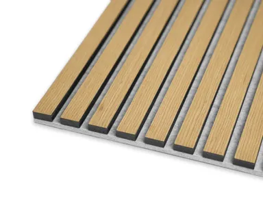 HORI Dekor Akustikpaneel Nature oiled Oak auf Filz Grau 2