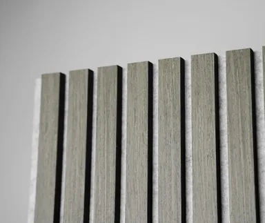 HORI Dekor Akustikpaneel Silver auf Filz Grau 0