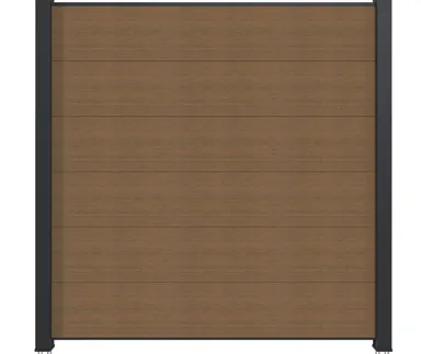 NewTechWood WPC Sichtschutzzaun Stecksystem Castello XXL 0