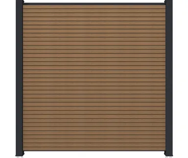 NewTechWood WPC Sichtschutzzaun Stecksystem Modena Rhombus 0