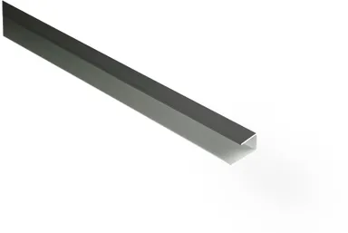 Kovalex Terrassendielen WPC Seitenabschluss Aluminium U- Profil 20 mm 0
