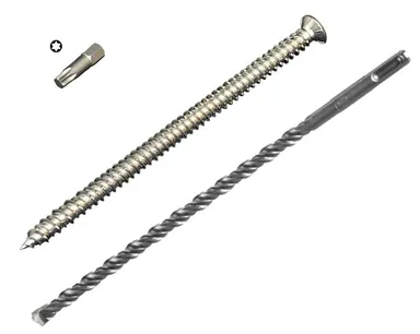 megawood Befestigungsschrauben 7,5 x 132 mm 0