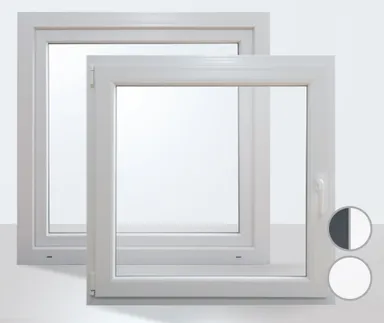 HORI Kunststofffenster Dreh/Kipp 1000 x 1000 mm 0