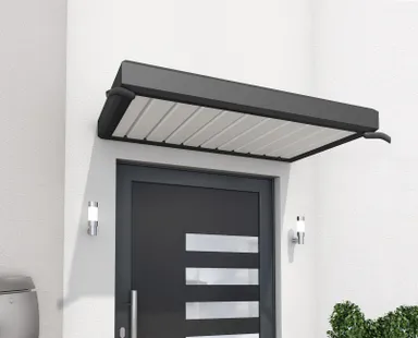 Gutta Rechteck Vordach mit Paneele 3