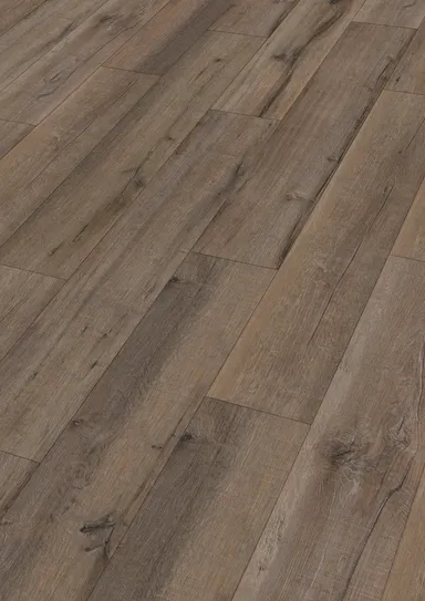 MEISTER PVC-freier Designboden MeisterDesign. comfort DD 600 S Altholzeiche lehmgrau 6986 Landhausdiele 1