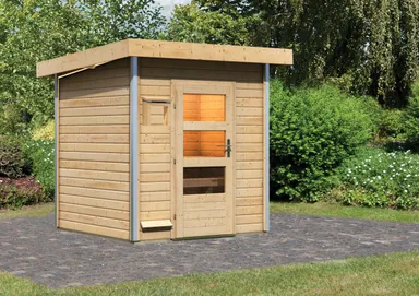 Karibu Sauna-Haus Torge Türe Modern 38 mm 0