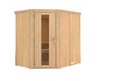 Karibu System-Sauna Saja Eckeinstieg 68 mm 1