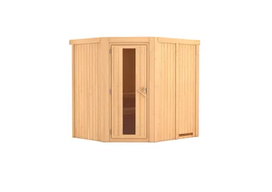 Karibu System-Sauna Siirin Eckeinstieg 68 mm 1